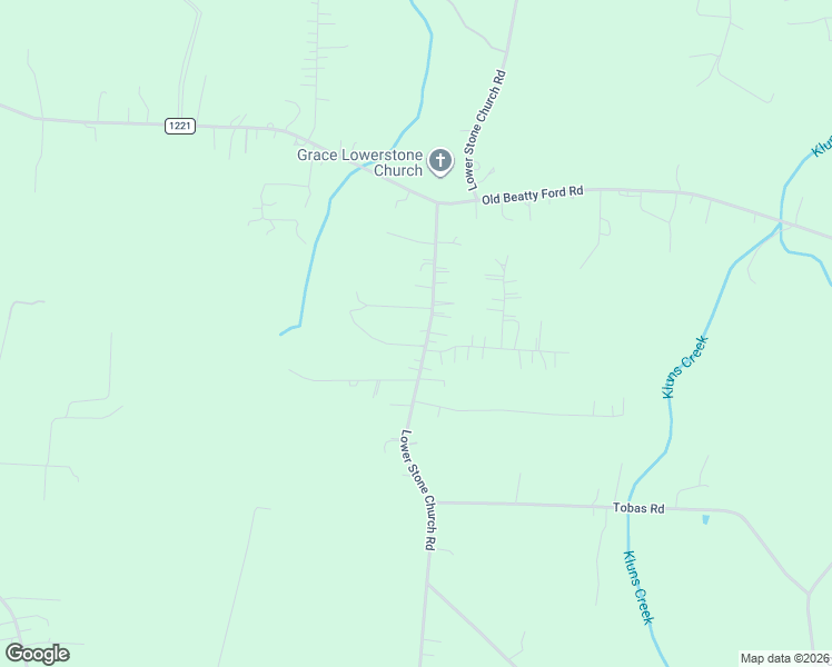 map of restaurants, bars, coffee shops, grocery stores, and more near 2560 Lower Stone Church Road in Rockwell