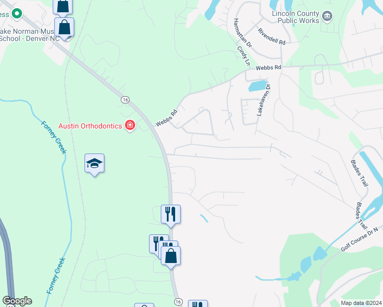 map of restaurants, bars, coffee shops, grocery stores, and more near 7489 Sarah Drive in Denver