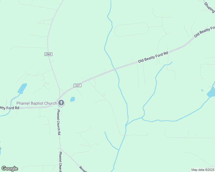 map of restaurants, bars, coffee shops, grocery stores, and more near 7255 Old Beatty Ford Road in Rockwell
