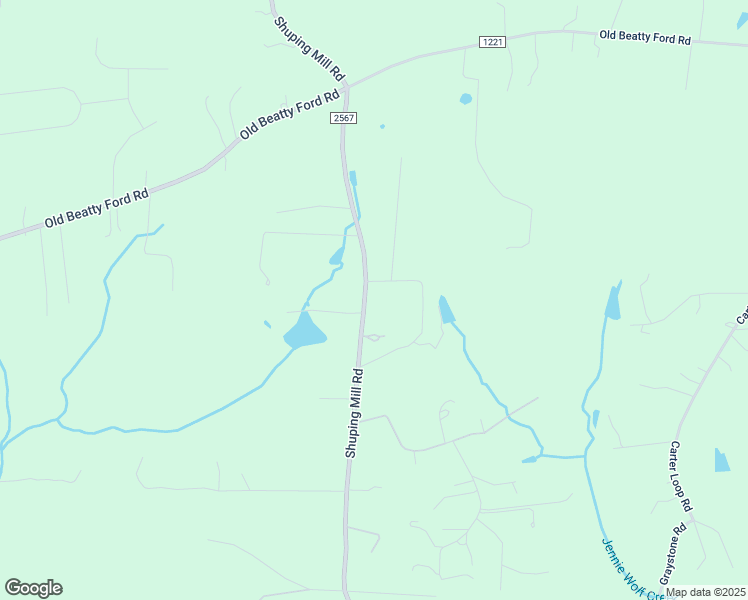 map of restaurants, bars, coffee shops, grocery stores, and more near 2935 Shuping Mill Road in Rockwell