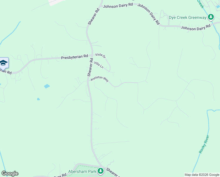 map of restaurants, bars, coffee shops, grocery stores, and more near 156 Anniston Way in Davidson