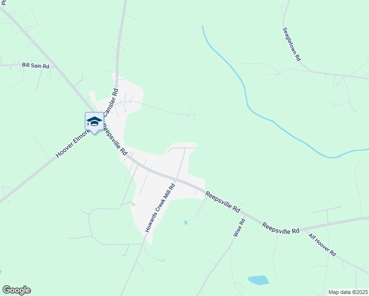 map of restaurants, bars, coffee shops, grocery stores, and more near Bonnie Brook Court in Lincoln County
