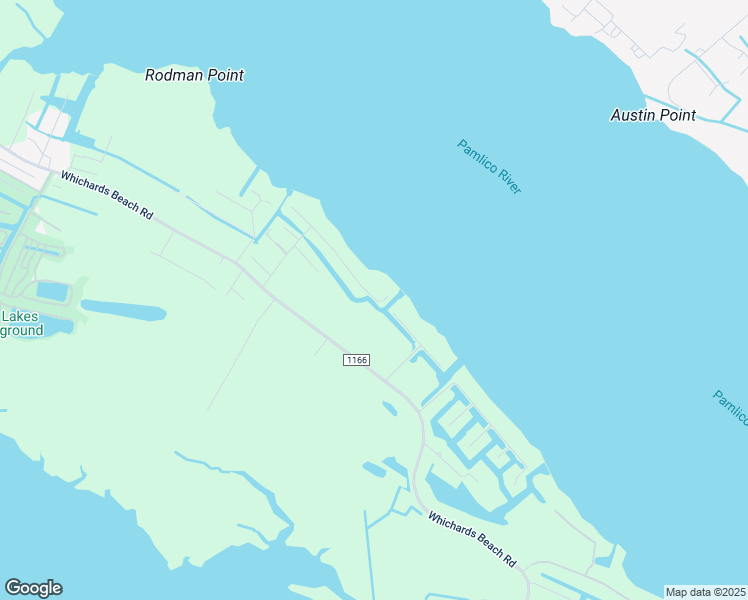 map of restaurants, bars, coffee shops, grocery stores, and more near South R 1176 in Beaufort County