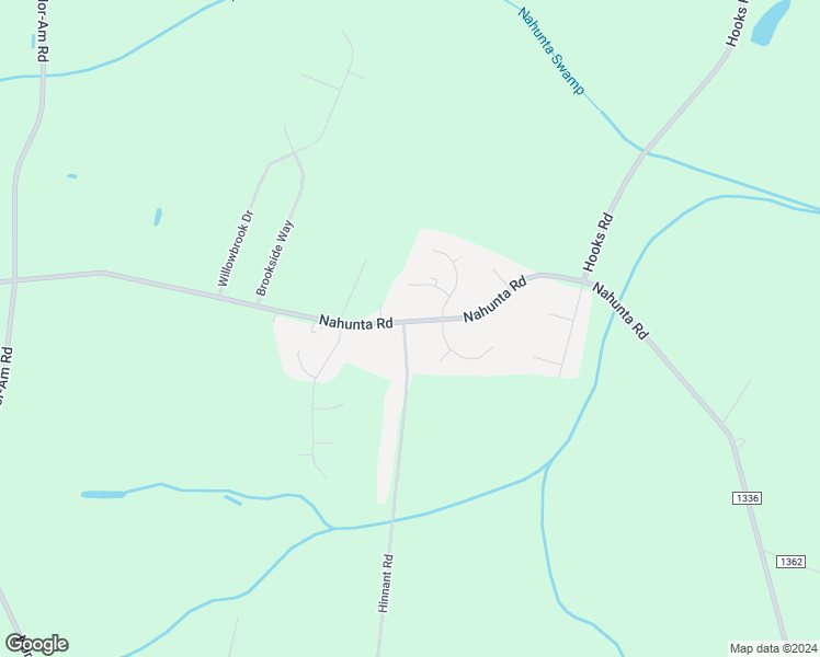 map of restaurants, bars, coffee shops, grocery stores, and more near 1971 Nahunta Road in Pikeville
