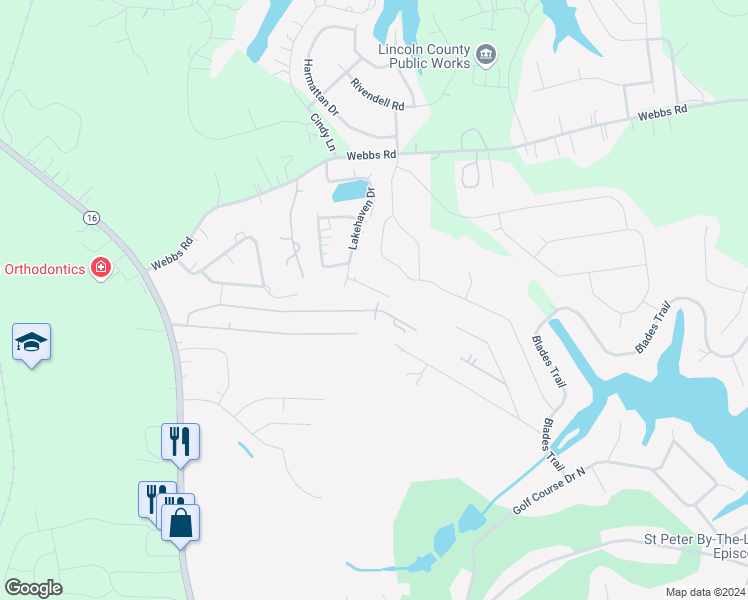 map of restaurants, bars, coffee shops, grocery stores, and more near 7699 Katherine Drive in Denver
