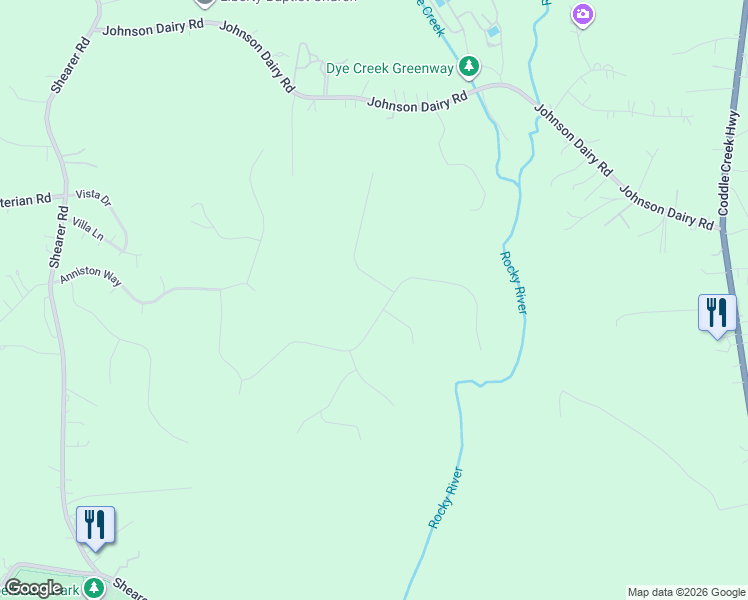map of restaurants, bars, coffee shops, grocery stores, and more near 211 Walking Horse Trail in Davidson