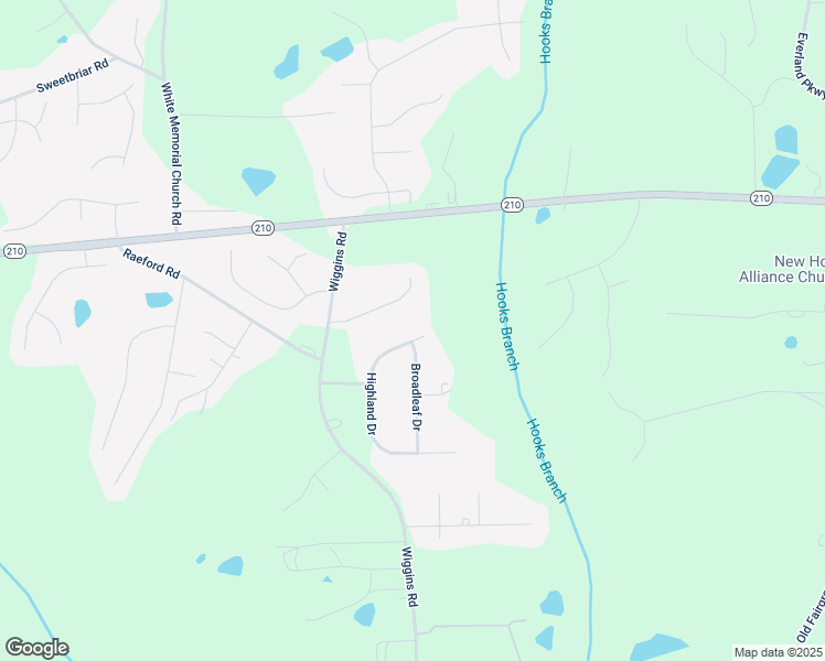 map of restaurants, bars, coffee shops, grocery stores, and more near 217 Highland Drive in Angier