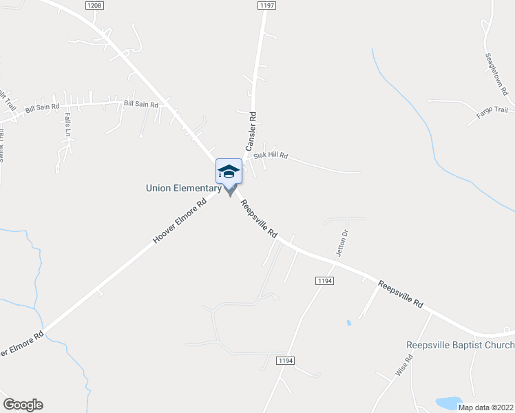 map of restaurants, bars, coffee shops, grocery stores, and more near 4828 Reepsville Road in Vale