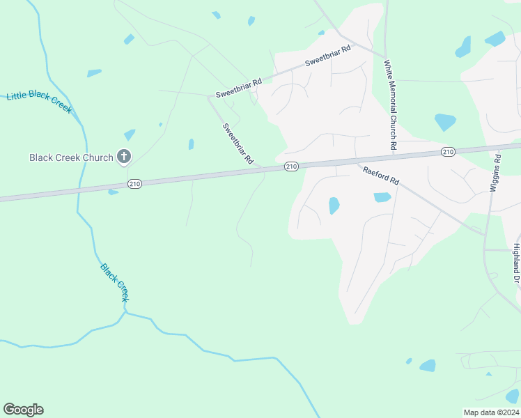 map of restaurants, bars, coffee shops, grocery stores, and more near 129 Star Valley Drive in Angier
