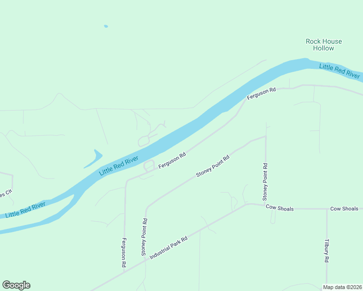 map of restaurants, bars, coffee shops, grocery stores, and more near 405 Ferguson Road in Heber Springs