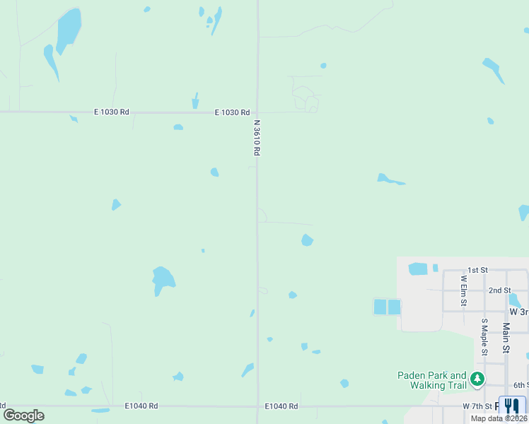 map of restaurants, bars, coffee shops, grocery stores, and more near South River Road in Paden