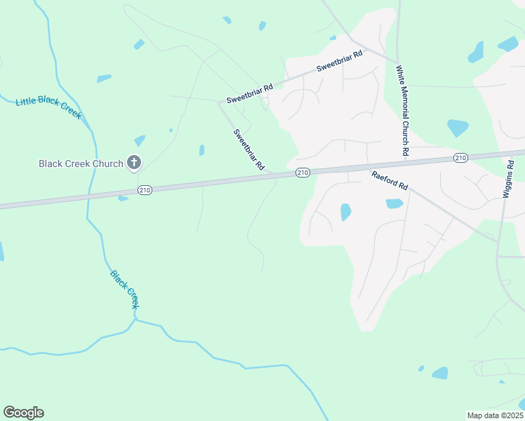map of restaurants, bars, coffee shops, grocery stores, and more near 129 Star Valley Drive in Angier