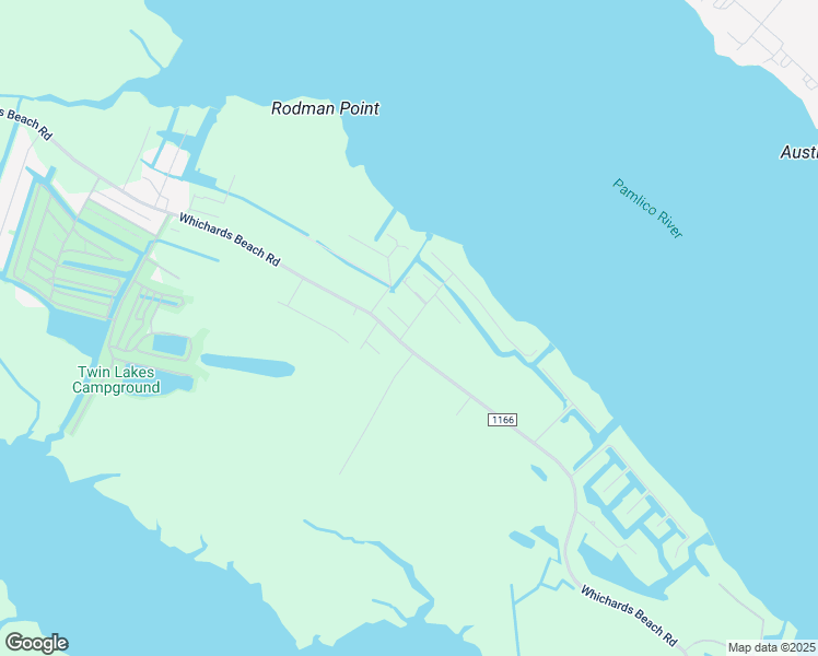 map of restaurants, bars, coffee shops, grocery stores, and more near South R 1176 in Beaufort County