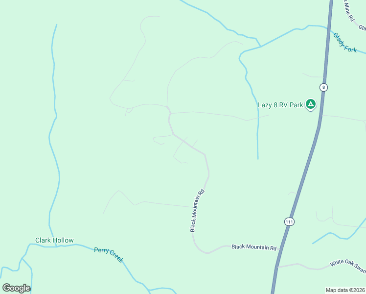 map of restaurants, bars, coffee shops, grocery stores, and more near 979 Black Mountain Road in Dunlap
