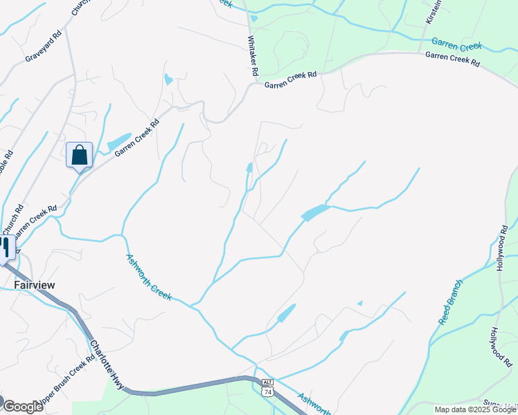 map of restaurants, bars, coffee shops, grocery stores, and more near James Lee Dr in Fairview