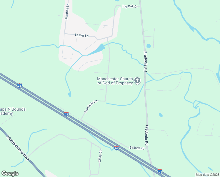 map of restaurants, bars, coffee shops, grocery stores, and more near 443 Whispering Winds Drive in Manchester