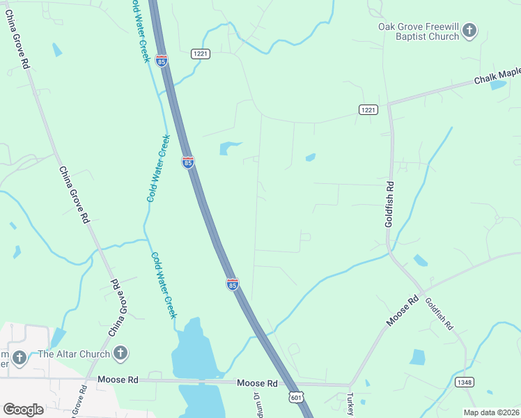 map of restaurants, bars, coffee shops, grocery stores, and more near 315 State Road in China Grove