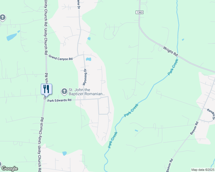 map of restaurants, bars, coffee shops, grocery stores, and more near 7500 Therrell Road in Kannapolis