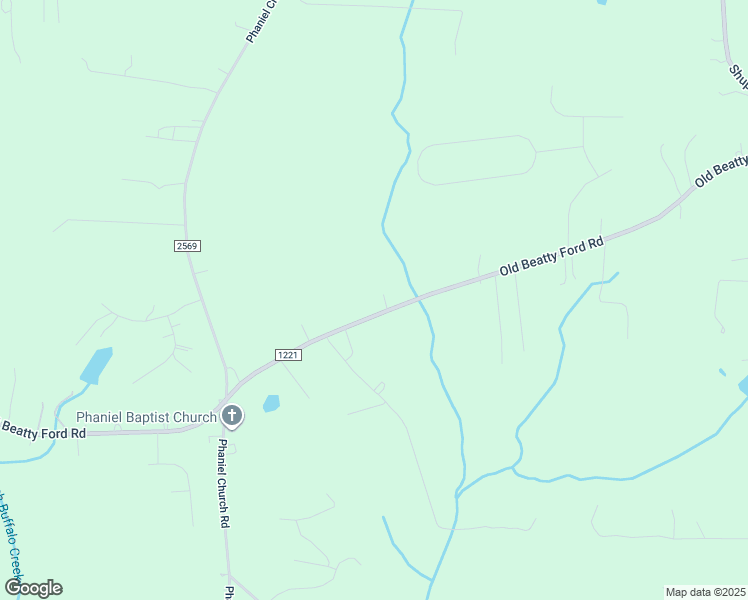 map of restaurants, bars, coffee shops, grocery stores, and more near 7340 Old Beatty Ford Road in Rockwell