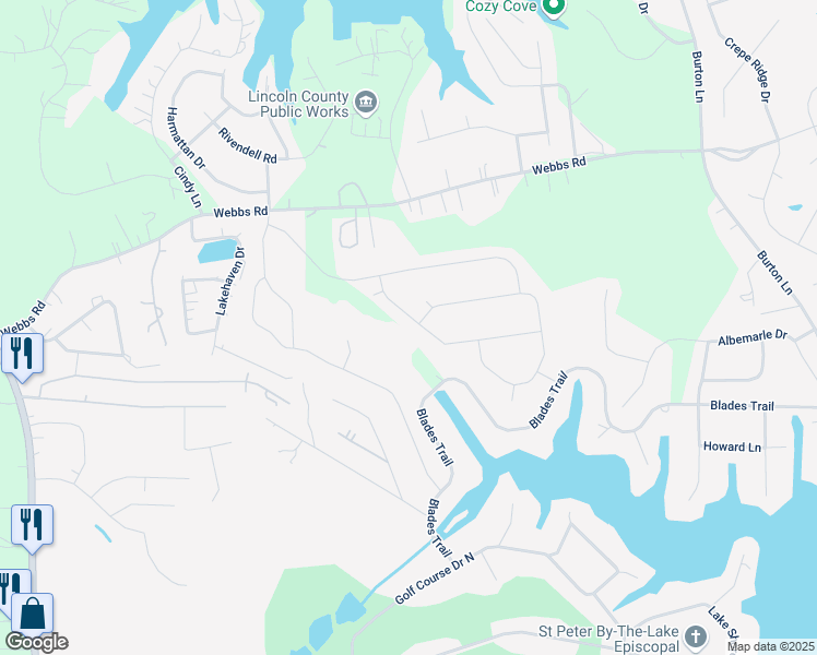 map of restaurants, bars, coffee shops, grocery stores, and more near 3192 Delaware Drive in Denver