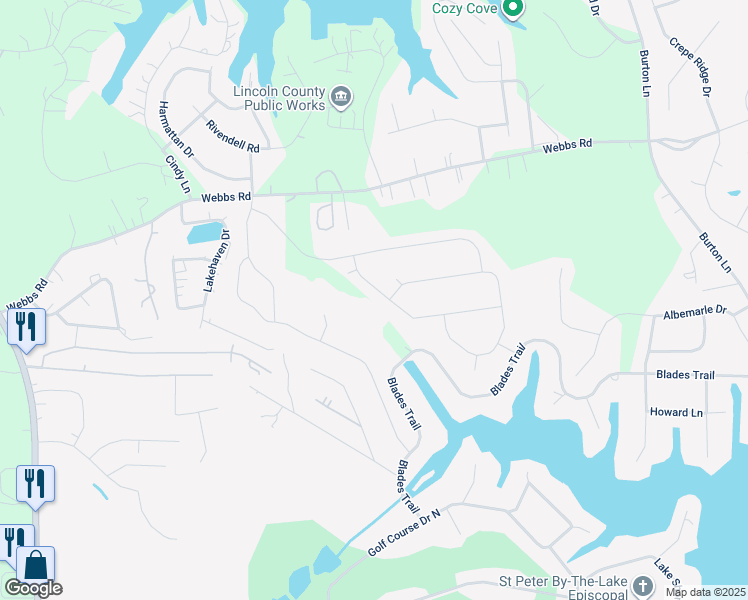 map of restaurants, bars, coffee shops, grocery stores, and more near 3186 Delaware Drive in Denver