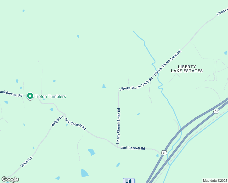 map of restaurants, bars, coffee shops, grocery stores, and more near 1357 Liberty Church Smith Road in Brighton