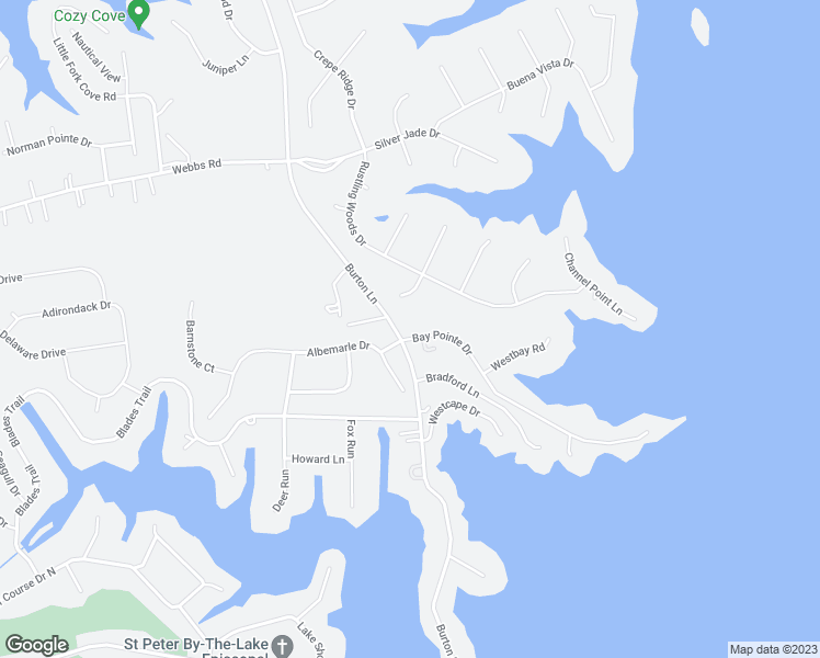 map of restaurants, bars, coffee shops, grocery stores, and more near 7909 Bay Pointe Drive in Denver