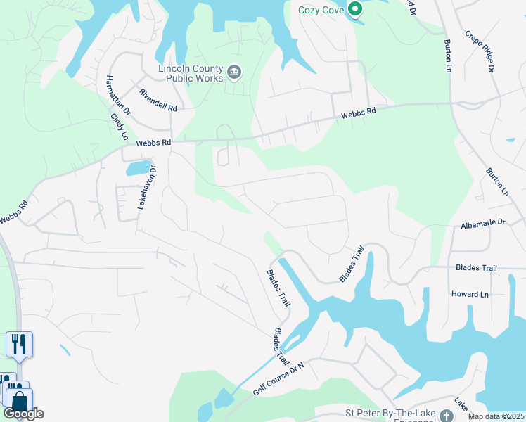 map of restaurants, bars, coffee shops, grocery stores, and more near 3192 Delaware Drive in Denver