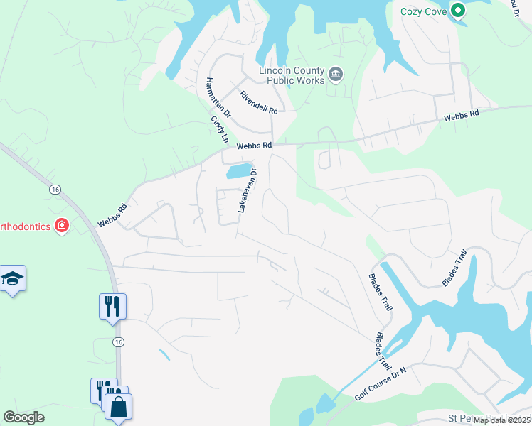 map of restaurants, bars, coffee shops, grocery stores, and more near 2155 Seagull Drive in Denver