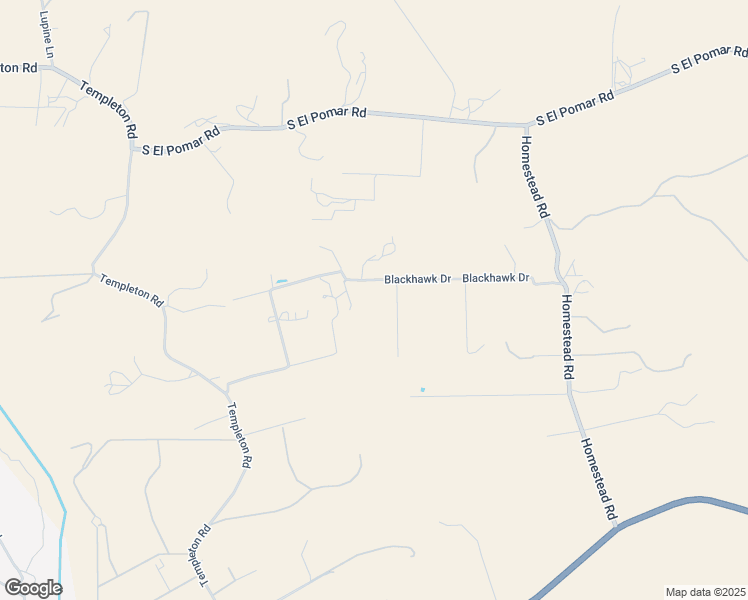 map of restaurants, bars, coffee shops, grocery stores, and more near 3545 Blackhawk Drive in Templeton