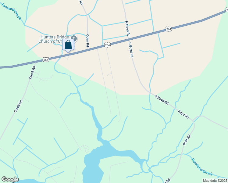 map of restaurants, bars, coffee shops, grocery stores, and more near 510 Hickory Point Road in Pinetown