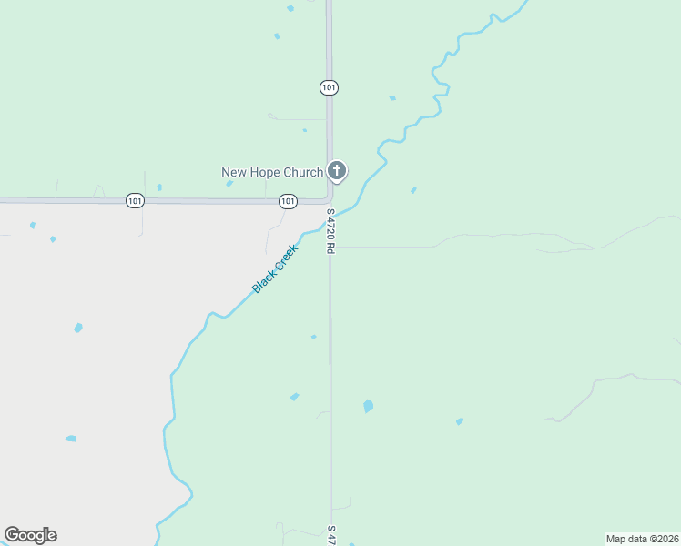 map of restaurants, bars, coffee shops, grocery stores, and more near 103189 South 4720 Road in Muldrow