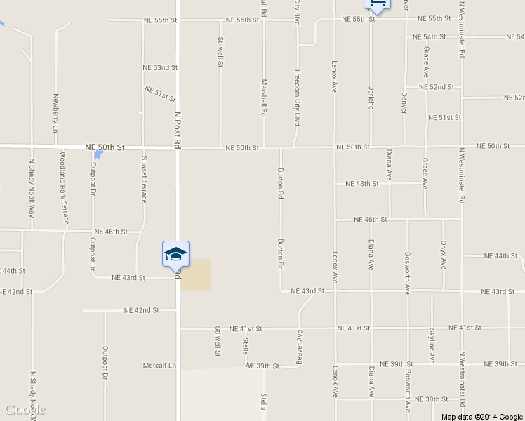 map of restaurants, bars, coffee shops, grocery stores, and more near 4731 Burton Rd in Spencer