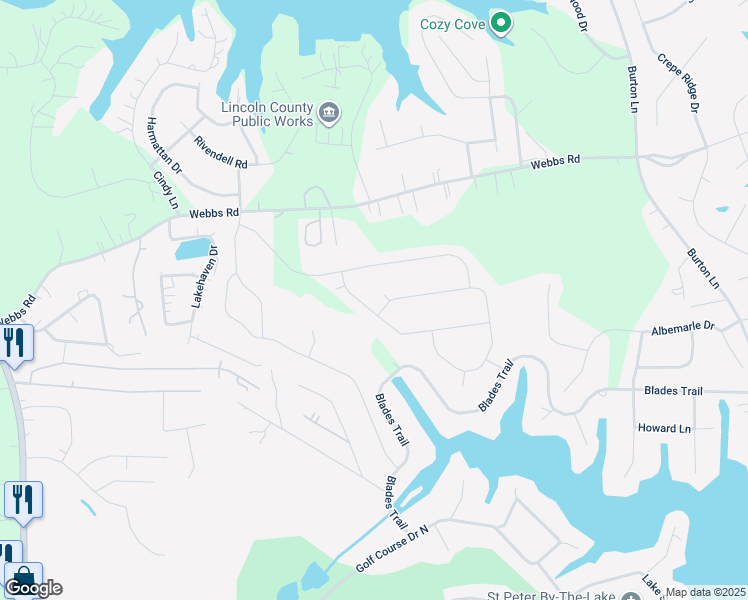 map of restaurants, bars, coffee shops, grocery stores, and more near 3187 Delaware Drive in Denver