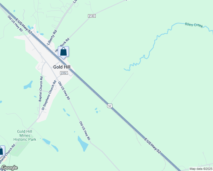 map of restaurants, bars, coffee shops, grocery stores, and more near 16201 U.S. 52 in Gold Hill