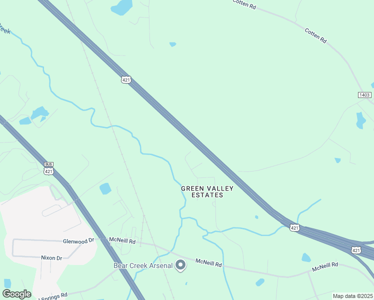 map of restaurants, bars, coffee shops, grocery stores, and more near 1024 Woodyhill Lane in Sanford