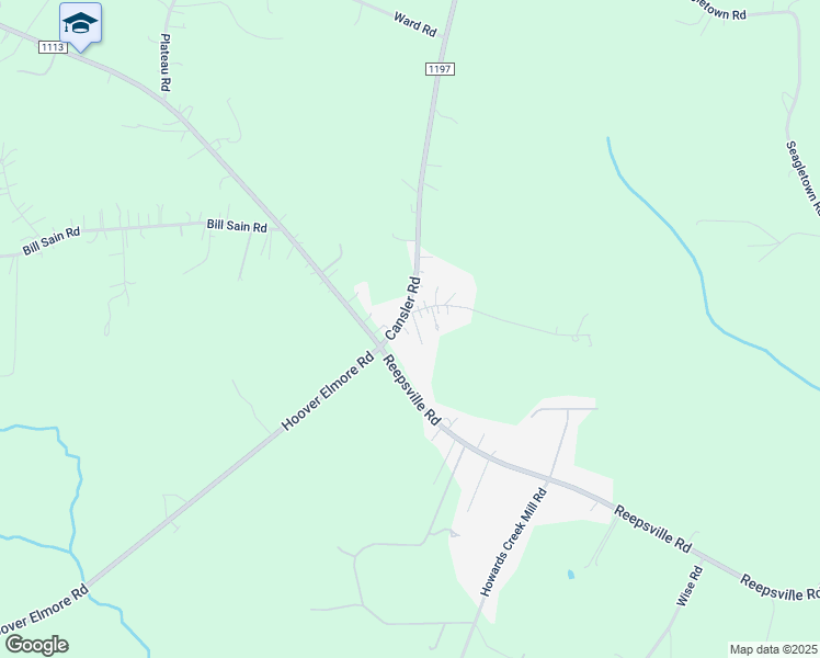 map of restaurants, bars, coffee shops, grocery stores, and more near 1992 Cansler Road in Vale