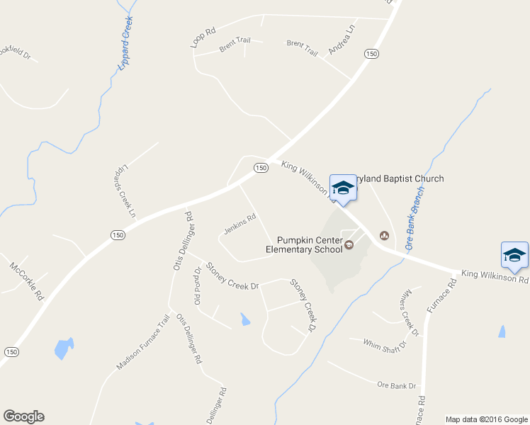 map of restaurants, bars, coffee shops, grocery stores, and more near 2974 Jenkins Road in Lincolnton