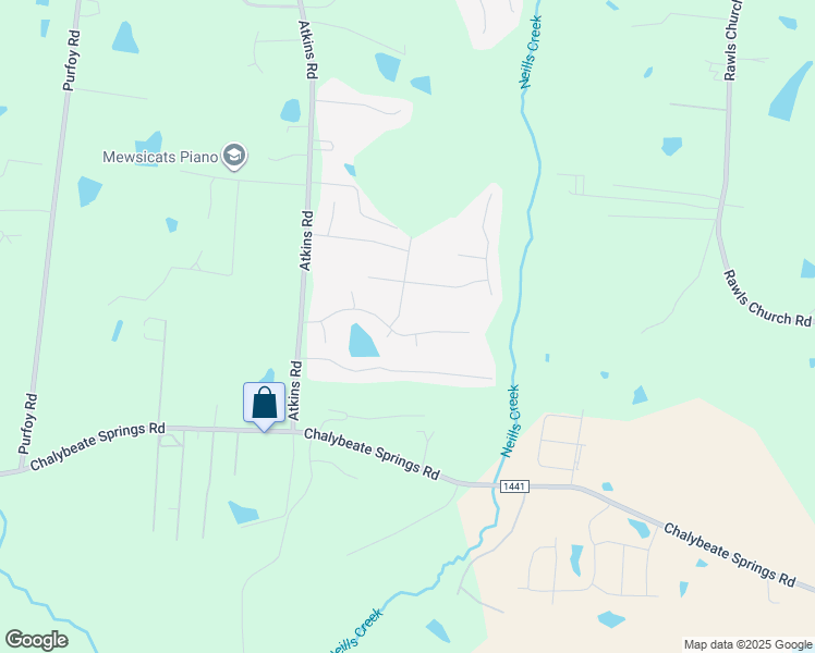 map of restaurants, bars, coffee shops, grocery stores, and more near 10 Blalock Drive in Fuquay-Varina