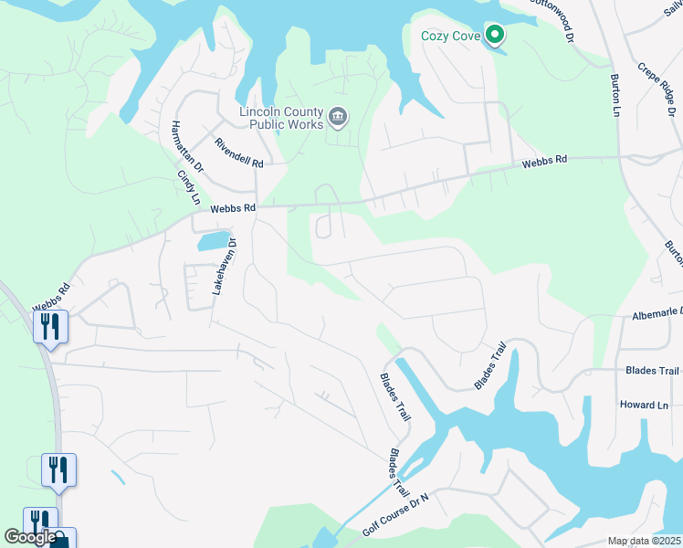 map of restaurants, bars, coffee shops, grocery stores, and more near 3152 Delaware Drive in Denver