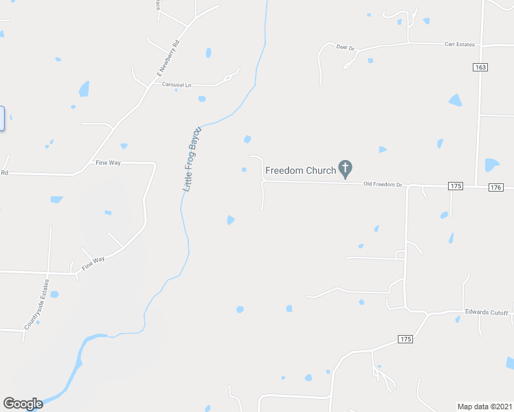 map of restaurants, bars, coffee shops, grocery stores, and more near 1301 Old Freedom Drive in Alma