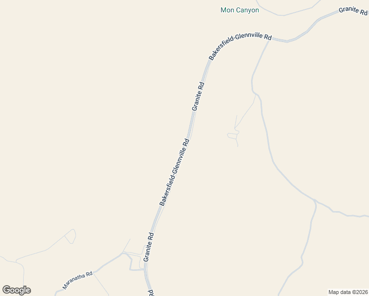 map of restaurants, bars, coffee shops, grocery stores, and more near Granite Road in Bakersfield