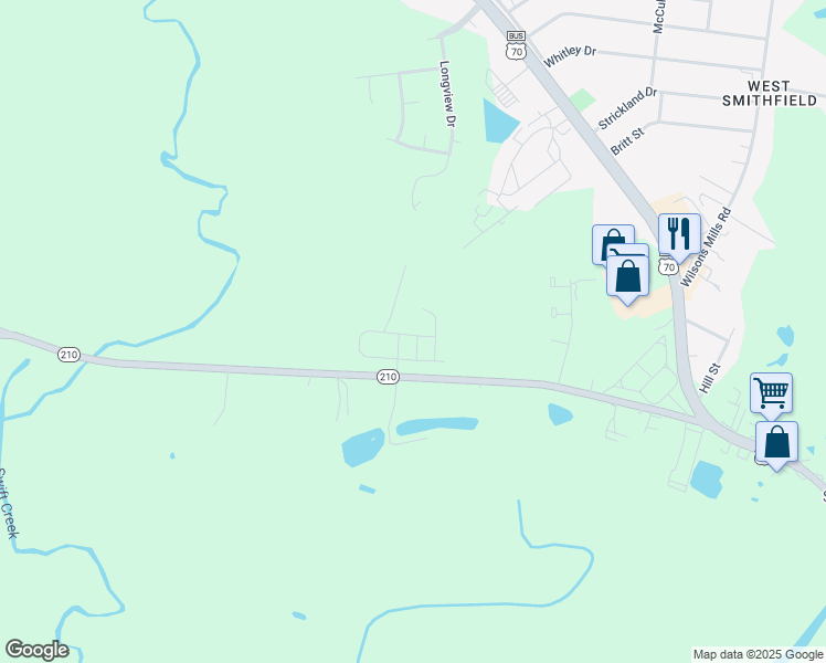 map of restaurants, bars, coffee shops, grocery stores, and more near 6508 Falls of Neuse Road in Raleigh