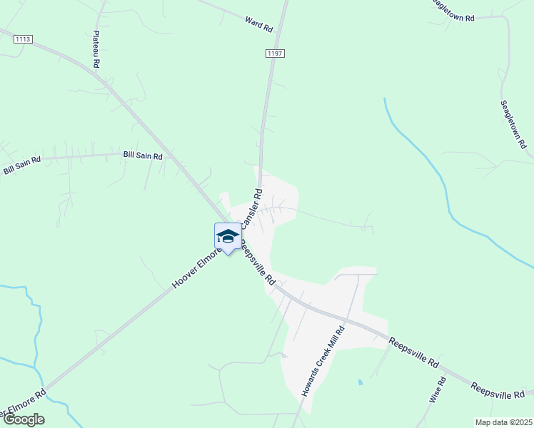 map of restaurants, bars, coffee shops, grocery stores, and more near 5043 Sisk Hill Road in Vale