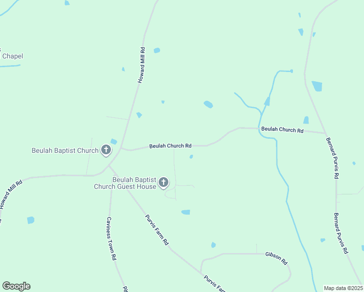 map of restaurants, bars, coffee shops, grocery stores, and more near Beulah Church Road in Robbins