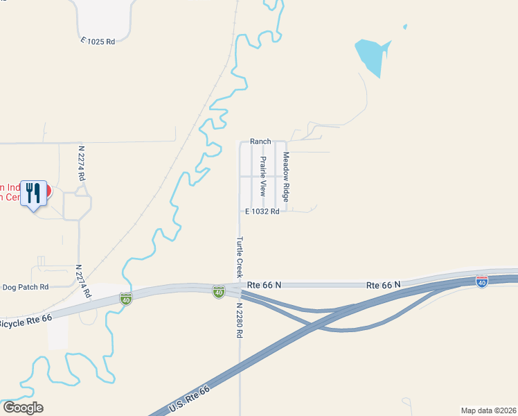 map of restaurants, bars, coffee shops, grocery stores, and more near 806 Prairie View in Custer City