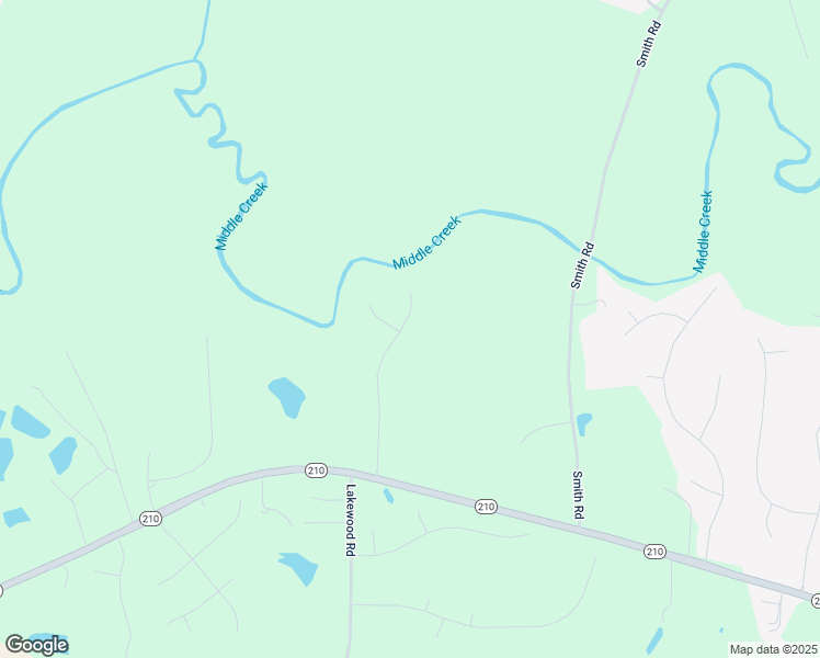 map of restaurants, bars, coffee shops, grocery stores, and more near 150 Hilltop Drive in Four Oaks