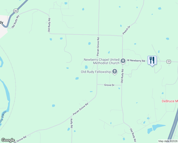 map of restaurants, bars, coffee shops, grocery stores, and more near Treeline Drive in Alma