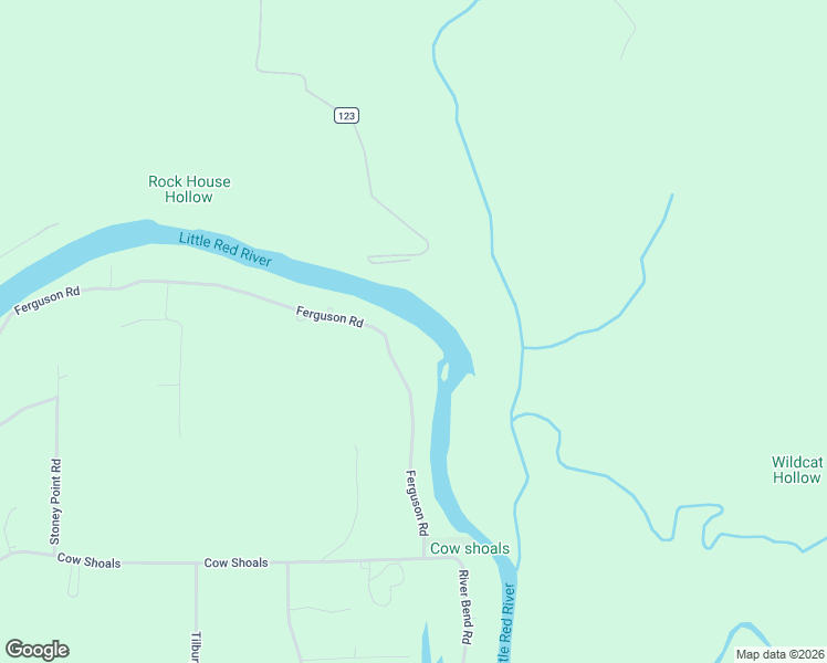 map of restaurants, bars, coffee shops, grocery stores, and more near 1058 Ferguson Road in Heber Springs
