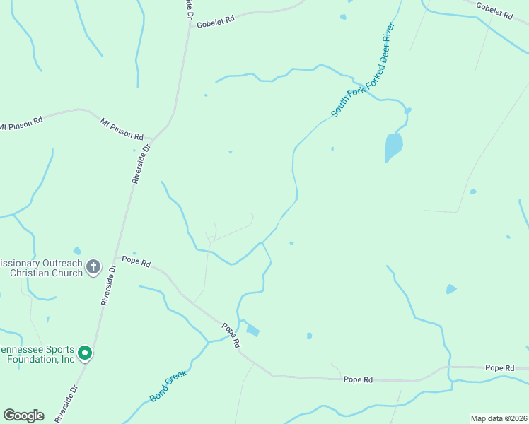 map of restaurants, bars, coffee shops, grocery stores, and more near 129 Pope Road in Medon